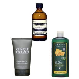 お得な特別セット CLINIQUE クリニーク フォーメン クリーム シェーブ 125ml  と AESOP イソップ ボディトリートメント 11 100ml  と ロゴナ ボリュームシャンプー・ビール＆はちみつ 500ml(ビッグボトル） のセット    |  special set  シェービングクリーム・オイル・ソー