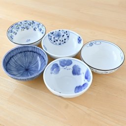 美濃焼 絵変り 軽い小鉢揃 小鉢セット 和食器 おしゃれ 取鉢 取り鉢 とんすい  ボウル はち 鉢 プレゼント 記念品 内祝 【伝統工芸・ 陶器の和遊感】