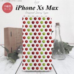 iPhone XS Max 手帳型 スマホ ケース カバー アイフォン りんご・林檎【アイフォーン XS マックス,iPhone,XS,Max,メール便 送料無料】