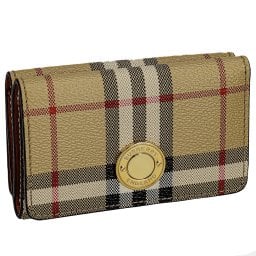 バーバリー BURBERRY 財布 三つ折り財布 折りたたみ財布 小銭入れ付き 8070416 A7026 スモール チェック フォールディングウォレット レディース アーカイブベージュ