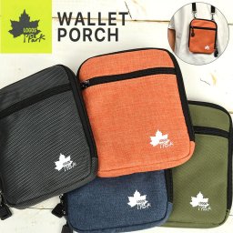 ウォレット 財布 LOGOS ロゴス ポーチ メンズ ウォレットショルダー スマホポーチ ネックウォレット ショルダーバッグ コンパクト LOGOSPark 旅行 アウトドア レディース 男性 大人 小銭入れ お財布 カード入れ バッグ ファスナー ロゴ ワンポイント ショルダーバッグ フェス