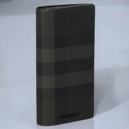 バーバリー 長財布 メンズ ブランド BURBERRY チェック 8070199 ブラック