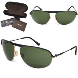 トムフォード サングラス TOM FORD FT0774/S 02N 63 サングラス アジアンフィット メンズ レディース ユニセックス ブラック ゴールド グリーン
