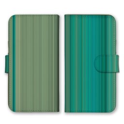 ＼全機種対応／ スマホケース 手帳型 スマホカバー 手帳タイプ スマートフォン ケース カバー ライン ストライプ グリーン ブルー おしゃれ かっこいい カードホルダー付き カード収納 合皮 合成レザー