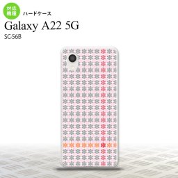 SC-56B Galaxy A22 スマホケース ハードケース 花十時 ピンク 紫 メンズ レディース nk-a22-1353