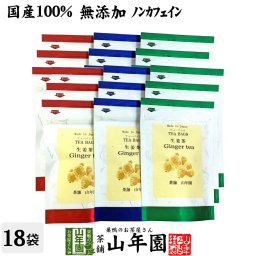 【国産100%】生姜茶 ジンジャーティー 2g×5パック×18袋セット 生姜100% 国産 無添加 ノンカフェイン ショウガ茶 しょうが茶 ギフト プレゼント 敬老の日 プチギフト お茶 2026 内祝い お返し 男性 女性 彼氏 彼女 父 母 夫婦 贈り物