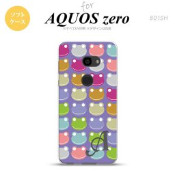AQUOS zero アクオス ゼロ 801SH スマホケース カバー ソフトケース カエル・かえる （C） イニシャル 対応 nk-801sh-tp163i[スマホ,スマホケース,スマホカバー,ケース,カバー,ジャケット]