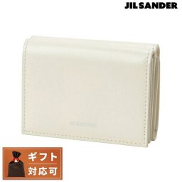 ジルサンダー ブランド 三つ折財布 レディース J07UI0011 P5073 106 タイニーウォレット 三つ折り財布 ミニ財布 オフホワイト TINY おしゃれ プレゼント ギフト