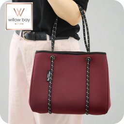 ウィローベイ トートバッグ レディース ブランド WILLOWBAY DAYDREAMER MINI マザーズバッグ ポーチ付き 1086 BURGUNDY バッグ