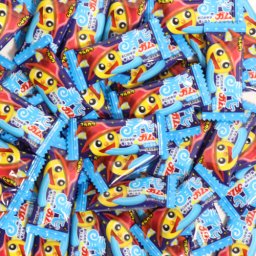 (全国送料無料) マルカワ 青ベーガム＜ソーダ味＞【100個】おかしのマーチ メール便 (49186857x2m)