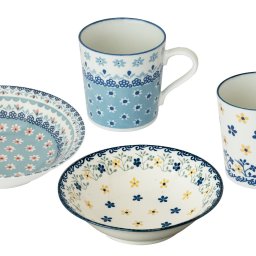  美濃焼 食器 ギフト BOX入 ボール マグカップ 各2色SET ペアモーニングセット レモン ターコイズ シリアル皿 スープ ポーリッシュ マルサン近藤 箱入 陶器 日本製 おしゃれ プレゼント誕生日 御祝 レンジ対応 ギフトカード対応