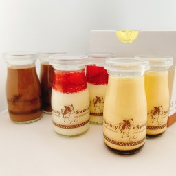 【人気のセット】くちどけ・チョコ・イチゴミルクプリン３種6本セット