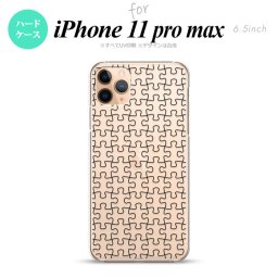 iPhone11ProMax iPhone11pro max スマホケース ハードケース パズル 透明 黒 メンズ レディース nk-i11pm-1214