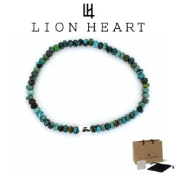 ライオンハート ブレスレット メンズ ボタンカット ターコイズ ブレスレット LH-01BR009 LION HEART クリスマス 誕生日 プレゼント ギフト 彼氏 ブランド 人気 ランキング