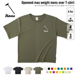 ステッキ 名入れオーバーサイズTシャツ ビッグシルエット ゆったり イージーフィット ワイドフィット メンズ サイジング