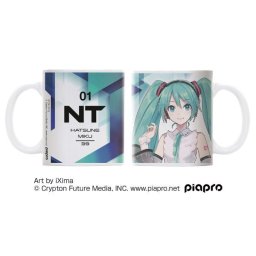 初音ミク   初音ミクNTフルカラーマグカップ 食器 ホワイト 日本製