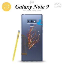 Galaxy Note 9 ギャラクシー ノート9 SC-01L SCV40 スマホケース カバー ソフトケース 青い鳥 赤 nk-note9-tp1294[スマホ,スマホケース,スマホカバー,ケース,カバー,ジャケット]