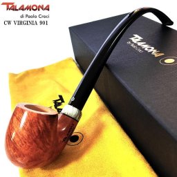パイプ 本体 タラモナ チャーチワーデン おしゃれ バージニア CW VIRGINIA 901 かっこいい TALAMONA ロードワーデン 喫煙具 天然木 ハンドメイド スムース仕上げ ブラウン 高級 イタリア たばこ メンズ ギフト プレゼント