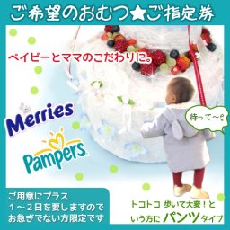 おむつメーカー変更OK【オムツブランド指定オプション】 グーンパンツタイプ,　メリーズやパンパースのご指定に[おむつメーカー変更]