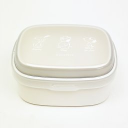 スヌーピー ワンタッチ2段ランチボックス (サイドウェイピーナッツ) 日本製 SNOOPY