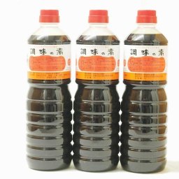 調味の素カツオだし入 ヤマコノのデラックス醤油 味噌平醸造(岐阜県)ペット 1000ml×3