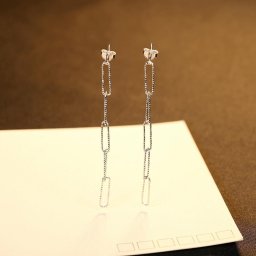 ピアス 両耳用 石なし シルバー925 シルバー トレンド スタッド 揺れる ゆれる ぶら下がり ロング 上品 エレガント 大人 おしゃれ 可愛い かわいい きれいめ ce0520