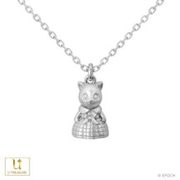 シルバニアファミリー グッズ ネックレス ペルシャネコの女の子 ネックレス K18ホワイトゴールド アクセサリー ジュエリー レディース 女性 記念日 誕生日 プレゼント ギフト ユートレジャー