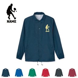 男子テニスプレーヤー/名入れコーチジャケット 左胸ワンポイントチームウェア ユニフォーム ブルゾン アウター テニス