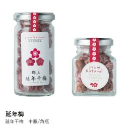 梅干 延年梅 | 延年干梅 中瓶 角瓶  | しそ しょっぱい 無添加 ご飯のお供 贈り物 ギフト プレゼント 贈答品 高級 瓶詰め 職人手作り お中元 お歳暮 内祝い 父の日 母の日 敬老の日