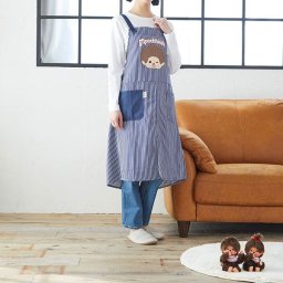 モンチッチ ヒッコリーワーキング エプロン キッチン 日用品 家事 料理 保育園 幼稚園