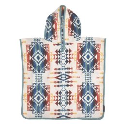 ペンドルトン PENDLETON タオル バスタオル ポンチョ ブランケット ワイドバスタオル XB243-53912 CHILD JACQUARD HOODED TOWEL キッズ PILOT ROCK IVORY マルチカラー