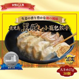鹿児島黒豚の小籠包餃子27g×30個 餃子 美味しい ぎょうざ モチモチ 喜ぶ 黒豚 行列 手土産 生餃子 点心 惣菜 包王 ぎょうざ 大人気 パリパリ