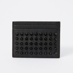 クリスチャンルブタン Christian Louboutin 1175211 カードケース メンズ  ビジネス 無地 本革 レザー プレゼント 通勤 通学 コンパクト ギフト 名刺入れ Kios Card Holder クレジットカード パスケース ブラック