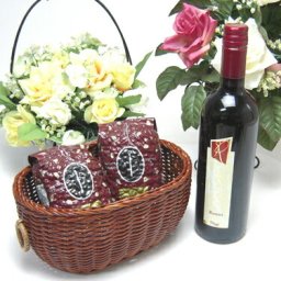 【贈り物限定】 ワインはイタリア赤と言うお方へチェヴィコ　ブルーサ　赤ワイン　750ｍｌ（イタリア）+オススメ珈琲豆（特注ブレンド200ｇ、ハッピーブレンド200ｇ）