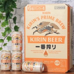 敬老の日【送料無料】【ビールギフト】  送料無料（北海道・沖縄除く） キリン 一番搾り 350ml ラッピング 熨斗