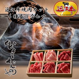 【送料無料】近江牛 焼肉カット 6種 盛り合わせ 500g A4 A5 黒毛和牛 国産牛 日本三大和牛 お歳暮 冬ギフト 贈答用 誕生日 記念日 お祝い 内祝い 就職祝い 贈り物 ソーシャルギフト 日時指定可