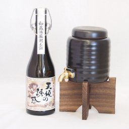 本格焼酎サーバー1000cc(18cm×24cm 1kg)セット西酒造 日本芋焼酎 秘蔵酒厳封之証天使の誘惑 (鹿児島県) 720ml×1本