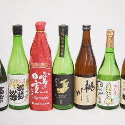 地酒純米酒特集7本セット(桃川 純米酒(青森県) 早川酒造 天一 純米酒(三重県) 安達本家 富士の光 純米酒(三重県) 金鯱 初夢桜 純米酒(愛知県) 宮崎本店 宮の雪 純米酒(三重県) 金鯱 夢吟香 純米酒(愛知県) 秋田銘醸 まなぐ凧 純米酒(秋田