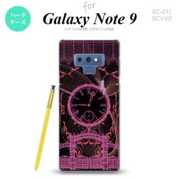 Galaxy Note 9 ギャラクシー ノート9 SC-01L SCV40 スマホケース カバー ハードケース 妖精と時計 ピンク nk-note9-1255[スマホ,スマホケース,スマホカバー,ケース,カバー,ジャケット]