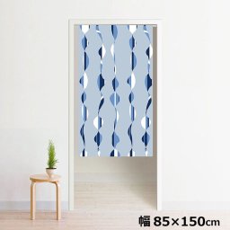 のれん 暖簾 洗える 目隠し 間仕切り タペストリー オリジナルプリント 転写 約85×150cm 150丈 ミラーレース NOR-A076 水墨画カラー