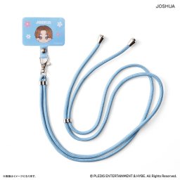 SEVENTEEN グッズ 通販 PetiTEEN フォンタブストラップ JOSHUA ジョシュア セブチ プチティーン スマホストラップ スマホショルダーストラップ スマホ ストラップ 斜めがけ 肩掛け 首掛け 推し活 可愛い スマートフォンアクセサリー