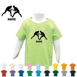 「レスリング」名入れTシャツ/ベビー服、キッズ服、お名前、子供服、キッズウェア、こども服、入園、入学、新学期、幼稚園、保育園、小学校、夏服【ネコポス発送可】【cf_bst】