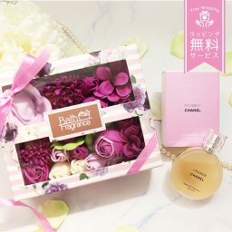 名入れ シャネル ヘアミスト＆ソープフラワー セット 高級 ギフト 贈り物 香り 癒し バス用品 フレグランス