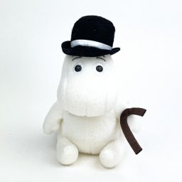 ムーミン ムーミンパパ 手のひらぬいぐるみ ホワイト MOOMIN