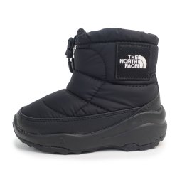 ザ ノースフェイス THE NORTH FACE キッズ ブーツ 子供用 ヌプシ ブーティ ロゴ ショート NFJ52280 KK TNFブラック×TNFブラック