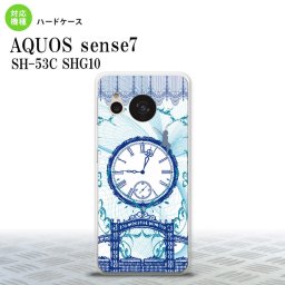 sense7 sense7 スマホケース 背面ケース ハードケース 時計 妖精 青 2022年 11月発売 nk-sens7-1257