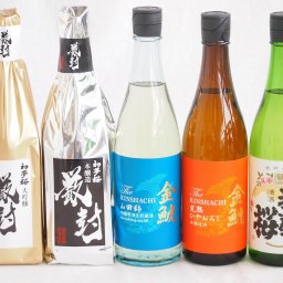 贅沢な日本酒5本セット(金鯱初夢桜 厳封本醸造(愛知) 金鯱山田錦吟醸原酒生貯蔵(愛知) 金鯱完熟しやおろし(愛知) 金鯱初夢桜 純米(愛知) 金鯱初夢桜 厳封大吟醸(愛知)) 720ml×5本