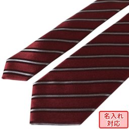 【名入れ無料】 エンポリオ アルマーニ EMPORIO ARMANI ネクタイ メンズ ガーネットレッド 大剣幅7.5cm シルク100% ストライプ 340075 1P645 00076 MADE IN ITALY ※名入れ選択の場合は代引不可 送別会 誕生日 お中元 結婚祝い 結婚式 彼氏 息子 夫 男性 ビジネス 就職祝い 父の日【スペシャルラッピング660円(別売り)】 母の日