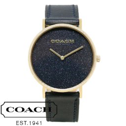 COACH コーチ 腕時計 PERRY ペリー 14504078 レディース レザー ネイビー 海外正規品 ラッピング無料可
