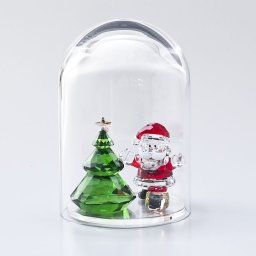 スワロフスキー SWAROVSKI クリスタルフィギュア ガラス鐘 ディスプレイ クリスマスツリーとサンタ Christmas クリスマス 5403170 動画あり インテリア雑貨 置物 オブジェ 送別会 誕生日 お中元 結婚祝い 結婚式 高級 父の日 母の日【スペシャルラッピング660円(別売り)】 即日発送 ホワイトデー